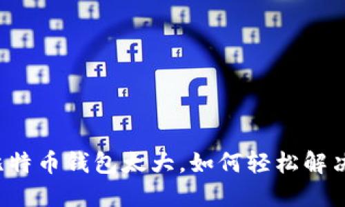 比特币钱包太大，如何轻松解决？